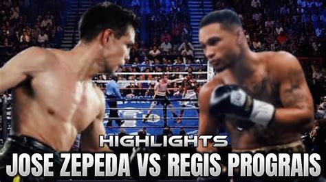 Jose Zepeda Vs Regis Prograis Highlights Youtube