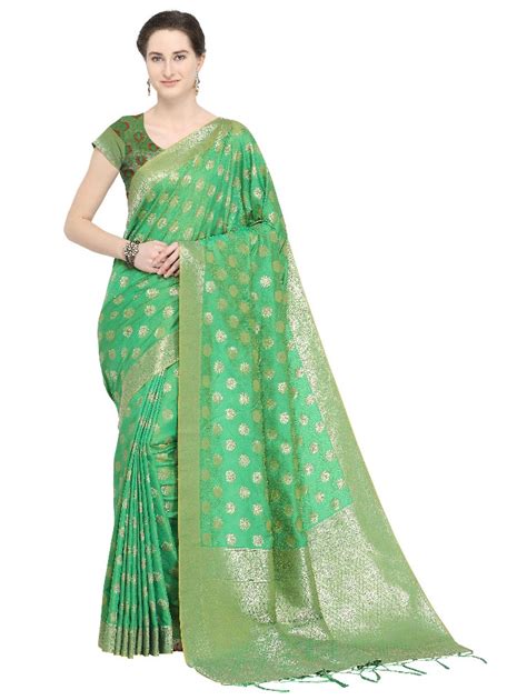 Sana Silk Party Wear Designer Cotton Blend Weaving Saree With Blouse