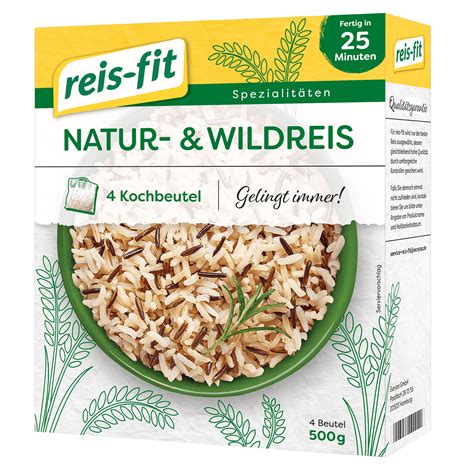 Reis Fit Natur Wildreis G Kaufen Reiskontor