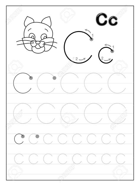 Tracing Letter C Worksheets TracingLettersWorksheets