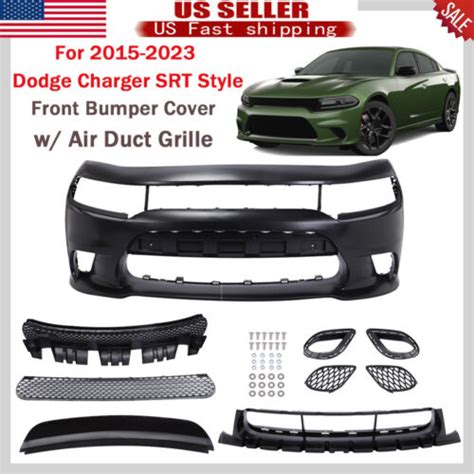 Fits For Dodge Charger Srt Style Front Bumper Cover Body Kit