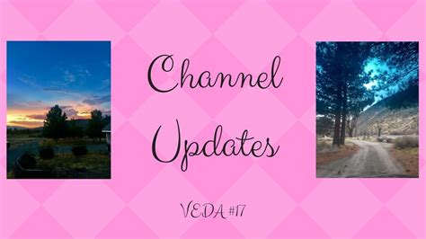 Channel Updates Veda Youtube