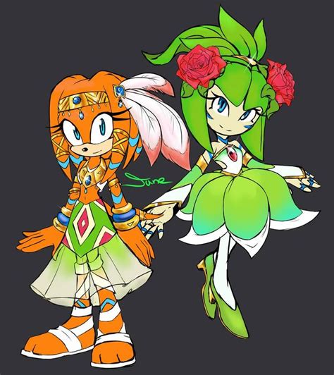 Tikal And Cosmo By Banu By2000 On Deviantart Sonic Fan Art Sonic Art