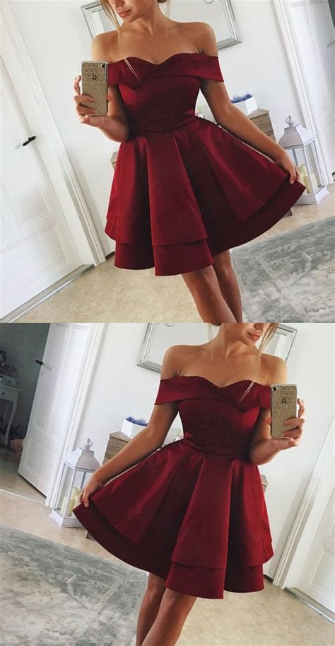 Best Burgundy Homecoming Dresses Burgundy Homecoming Dresses Short