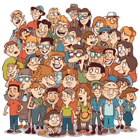 Happy Cartoon People Clip Art