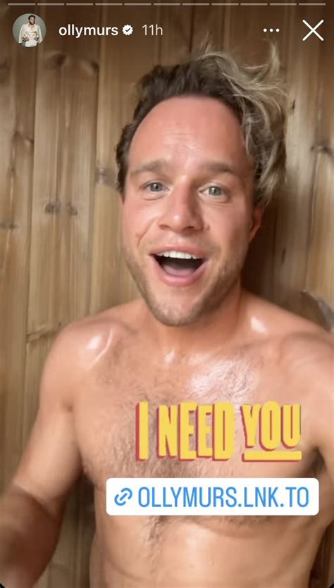 Celeb Lover On Twitter Sweaty Hairy Chested Olly Murs In The Sauna