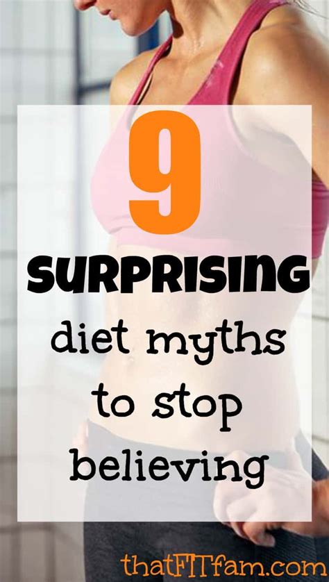 9 Surprising Weight Loss Myths To Stop Believing That Fit Fam