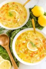 Greek Lemon Chicken Soup Avgolemono