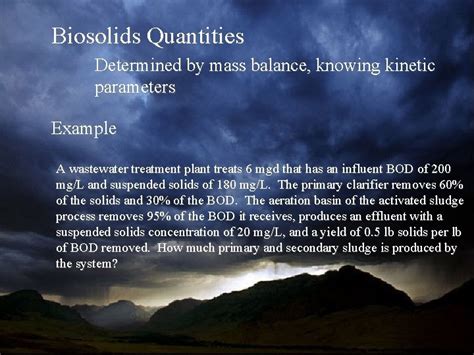 Biosolids Treatment And Disposal Types Of Biosolids Primary