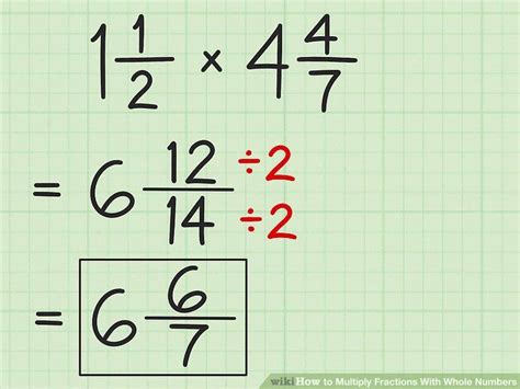 3 Ways To Multiply Fractions With Whole Numbers Multiplying Fractions