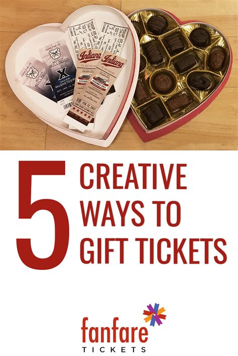 5 Creative Ways to Gift Tickets | Concert ticket gift, Concert gift ...