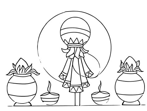 Free Printable Gudi Padwa coloring page - Download, Print or Color ...