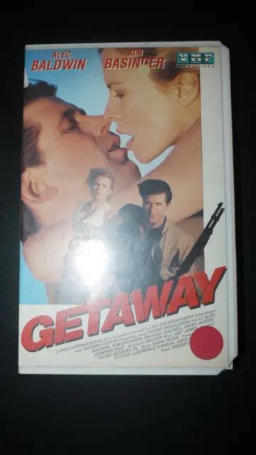 GETAWAY ALEC BALDWIN Kim Basinger VHS VIDEO Kassette 181 EUR 1 00