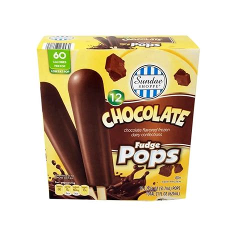 Sundae Shoppe Fudge Pops 12 Ct Instacart