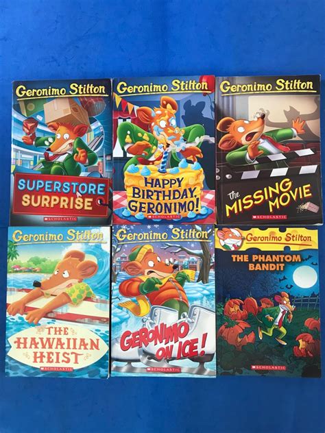 6 X Geronimo Stilton Books As Shown Bundle Of 6 Hobbies And Toys Books And Magazines Fiction