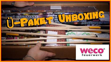 Unboxing vom Weco Überraschungspaket GreatFireworks YouTube