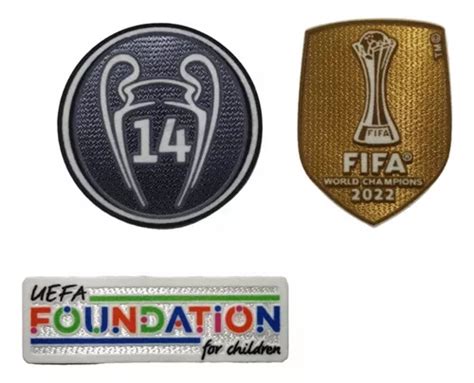 Patch Camisa Real Madrid 2023 Campeão Mundial Champions 14 Frete Grátis