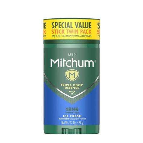 Amazon Mitchum Antiperspirant Deodorant Stick For Men Triple Odor