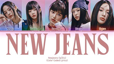 Newjeans 뉴진스 New Jeans Lyrics Color Coded Lyrics Romhan Youtube