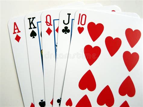 Straight flush poker stock photo. Image of flush, gamble - 13231472