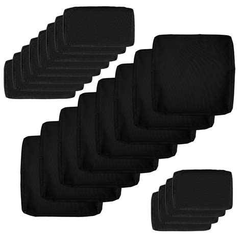 Nicesoul 27 X27 Outdoor Cushion Covers Black 20 Piece Outdoor Patio