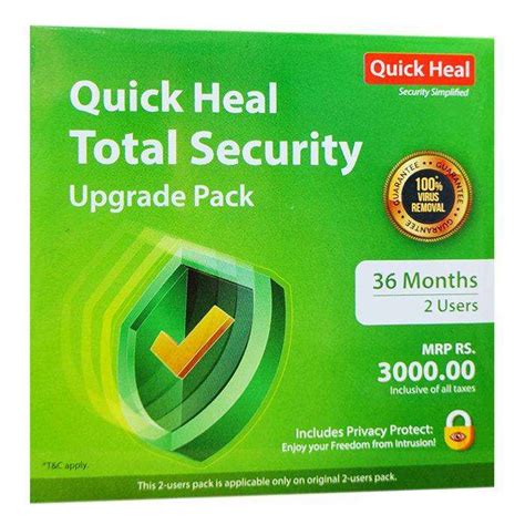 Renewal Users Years Quick Heal Total Security