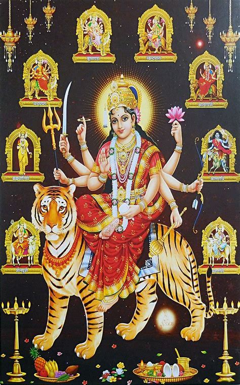 Navadurga Poster Happy Navratri Images Durga Picture Durga Images