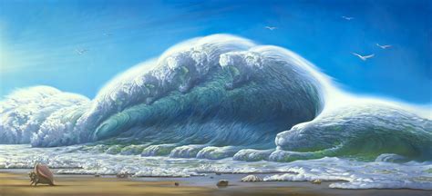 Vladimir Kush Unveils His Latest Artwork 'Ocean Roar' | Newswire