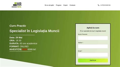 Curs Practic Specialist Legislația Muncii