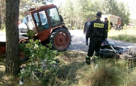 Tragiczny wypadek Nie żyje 17 letni motocyklista Aktualności