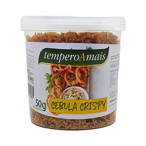 Cebola Crispy G Condimento Cebola Flocos Crocante Alimento Cozinha