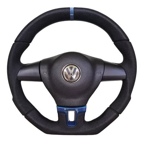 Volante Esportivo Azul Mkr Golf Gti Para Vw Kombi Parcelamento Sem Juros