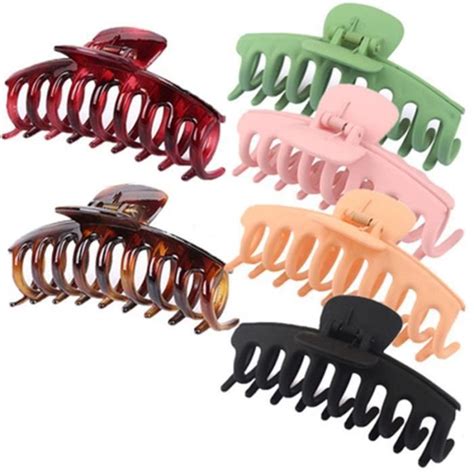 Pince Barrette Style Pc Pince Cheveux Griffe Antid Rapant Grande