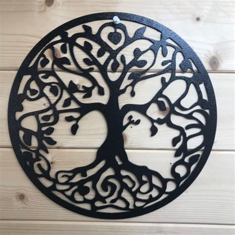 Tree Of Life Metal Wall Art Garden Home Ornament Garden Etsy