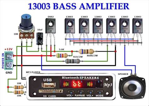 Diy Bass Amplifier Circuit Diagram Tronicspro