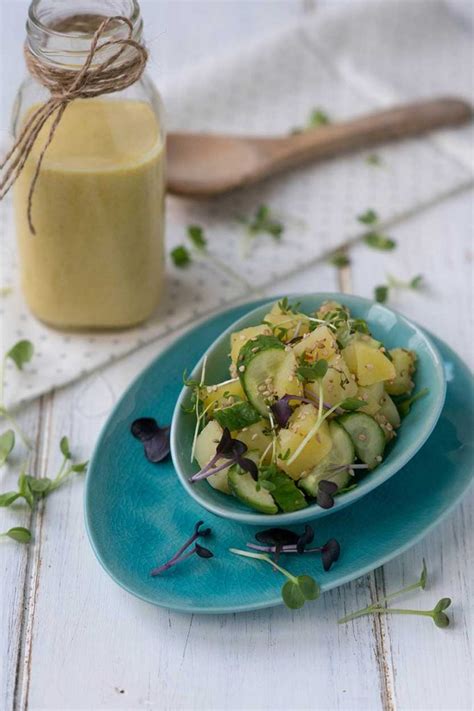 Kartoffel Gurken Salat Einfaches Rezept Mit Curry