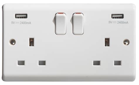 13a Usb Socket Outlets Contactum