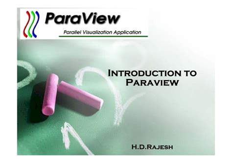 Pdf Introduction To Paraview Tu Dortmund Paraview By Example