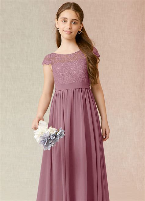 Vintage Mauve Azazie Silvermist Jbd Junior Bridesmaid Dresses Azazie