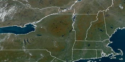 See fall foliage from space as leaves reach peak color in Northeast ...