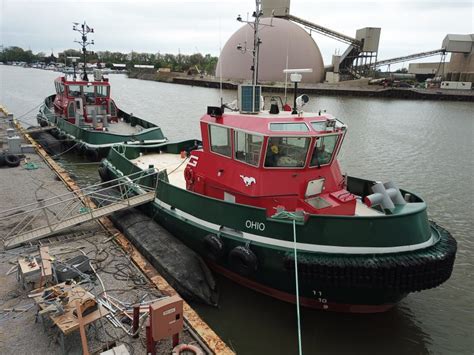 The Great Lakes Towing Company Christens New Tug Ohio As Historic Tug