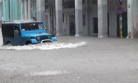 Inundaciones en La Habana por fuertes lluvias este sábado Radio Angulo