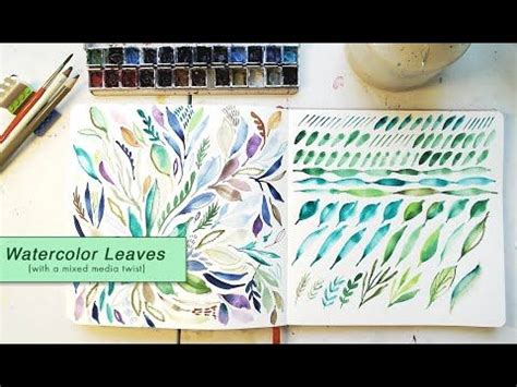 Basic Watercolor Watercolor Leaves Watercolor Brushes Simple Leaf