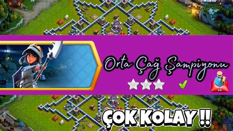 Orta A Yonu M Cadeles En Kolay Yildiz Clash Of Clans Youtube