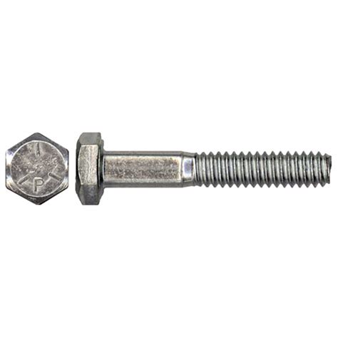 Precision Hex Head Zinc Plated Bolts 34 In X 8 In Grade 5 10 Per Pack 275 734 Rona