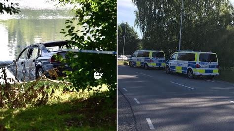 Fittja Person Hittat Död I Utbrunnen Bil I Södra Stockholm