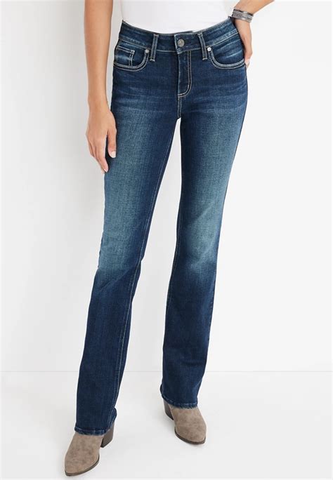 Silver Jeans Co ® Suki Slim Boot Curvy Mid Rise Jean Maurices