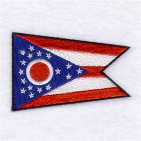 Ohio State Flag Machine Embroidery Design | Embroidery Library at ...