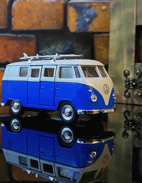 Miniatura Colecion Vel Carro De Fric O Kombi Prancha De Surf