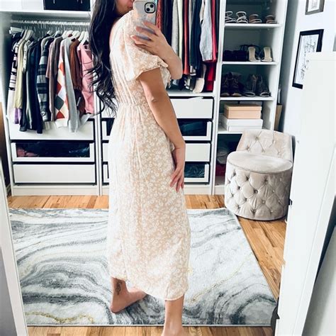Sienna Sky Dresses Sienna Sky Nude Floral Dress Poshmark